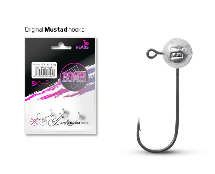 Chilipir Jig Delphin Head Bomb fara Guler, Nr.2, 5buc/plic