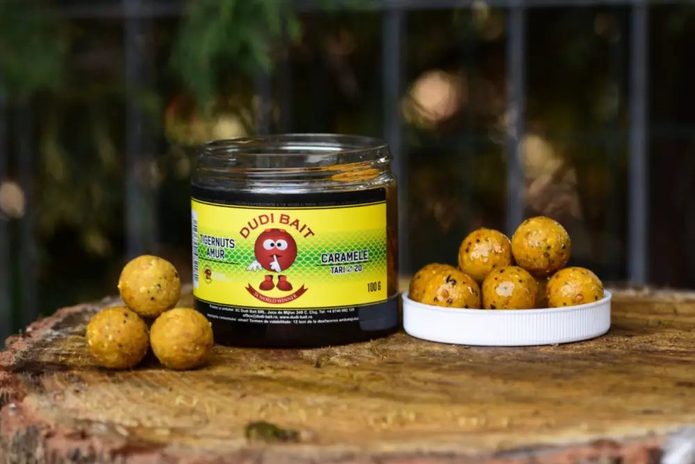 Boilies Tare de Carlig Dudi Bait Tigernuts & Amur Caramele Tari, 100g Reducere specială