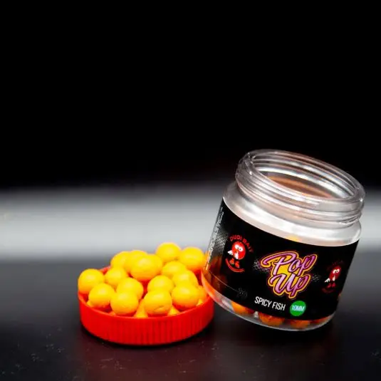 Ofertă Pop Up Dudi Bait, 14mm, 20g/borcan, Spicy Fish