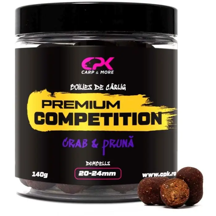 Boilies Pentru Carlig CPK Premium Competition Dumbells, 20-24mm, 140g Preț mic