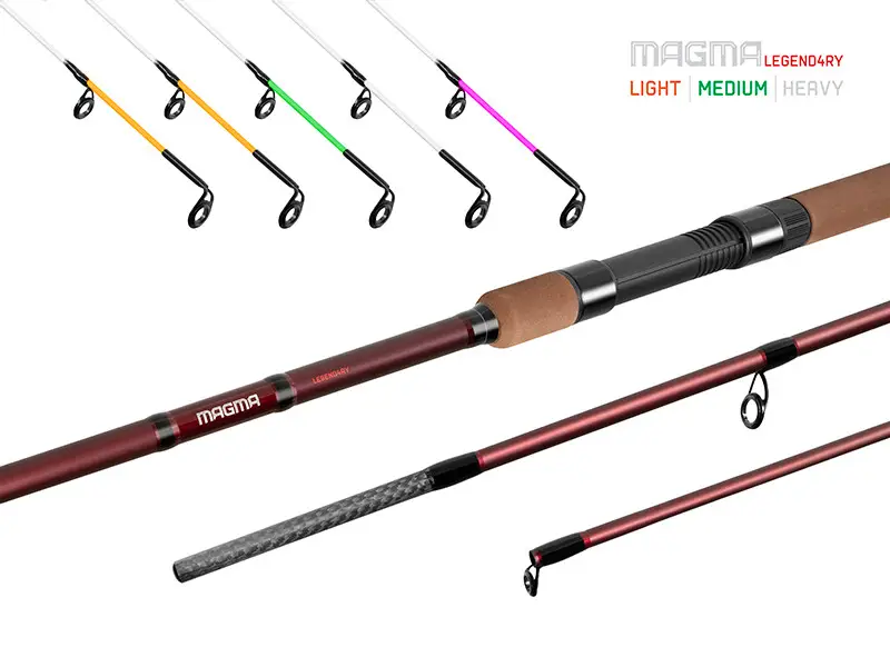 Lanseta Pescuit Feeder Delphin Magma Legend4ry Heavy, 3.60m, 150g, 3+5buc Expediere rapidă