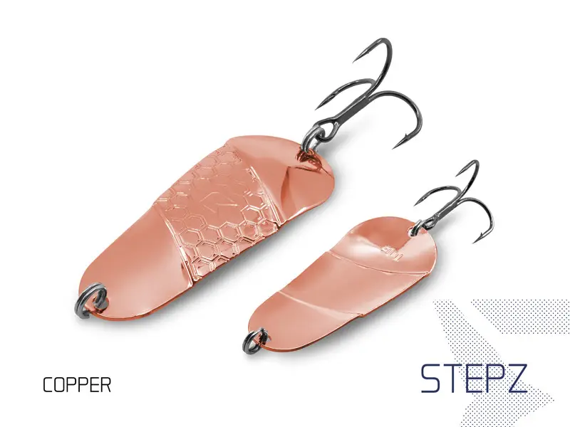 Lichidare de stoc Lingurita Oscilanta Delphin STEPZ StripSale,COPPER, 7cm, 10g