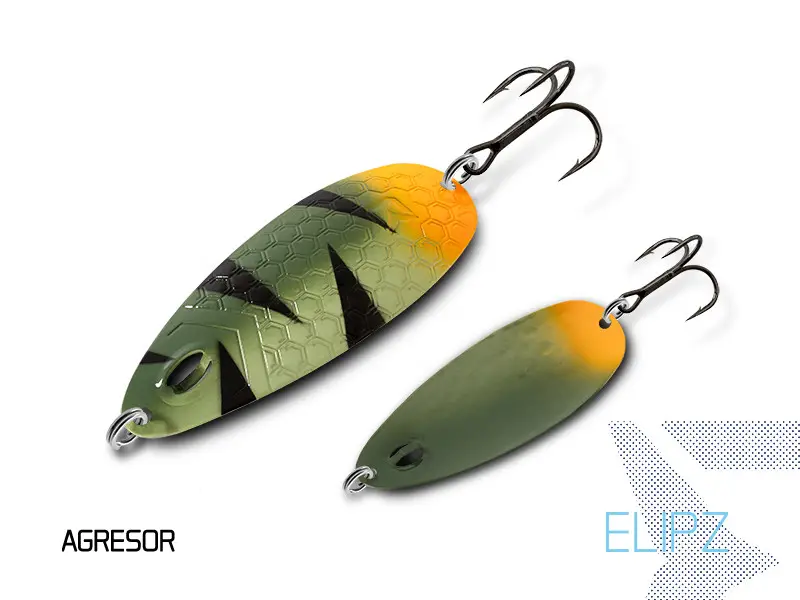 Chilipir Lingurita Oscilanta Delphin Elipz FullScale,Agresor, 7.5cm, 12g
