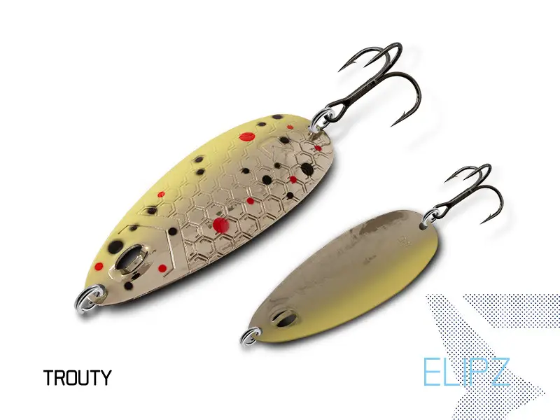 Lingurita Oscilanta Delphin Elipz FullScale,Trouty, 7.5cm, 12g Preț redus