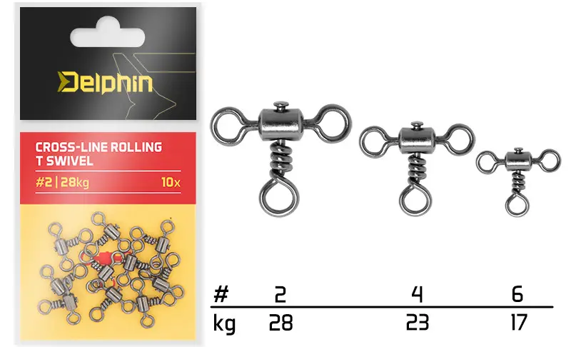 Accesorii Monturi Pescuit Vartej T Delphin, 10buc/plic Super ofertă