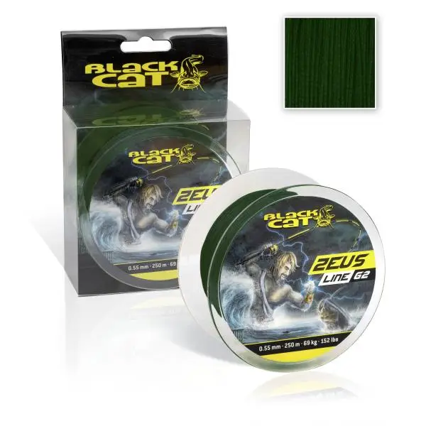 Reducere de preț Fir Textil Pescuit la Somn Black Zeus Line ,Verde,0.55mm,69kg,400m
