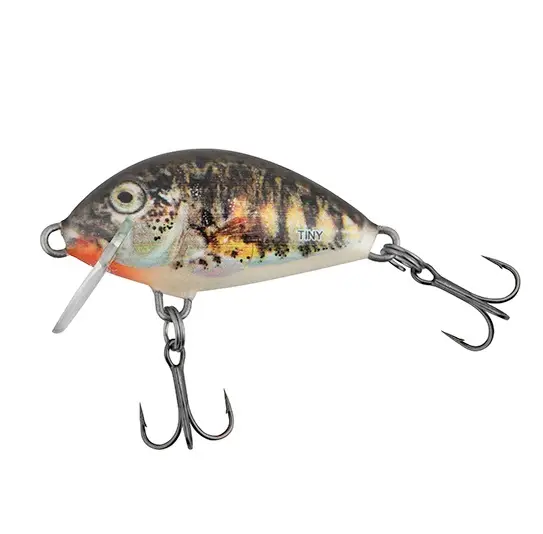 Vobler Salmo Tiny Sinking, Holo Stickleback , Green Tiger, 3.0cm, 2.5g Chilipir