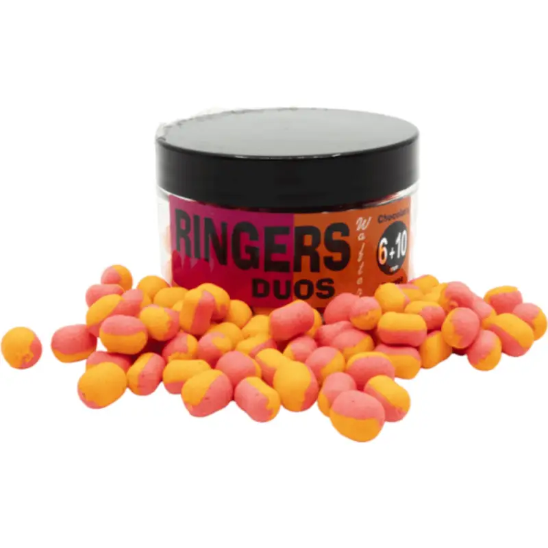 Ofertă exclusivă Ringers Duo Wafters Orange & Yellow, 6-10mm, 50g
