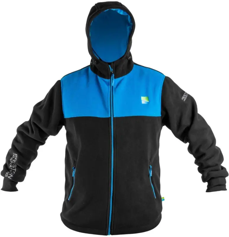 Jacheta Preston Windproof Fleece Jacket, Black/Blue Vezi acum