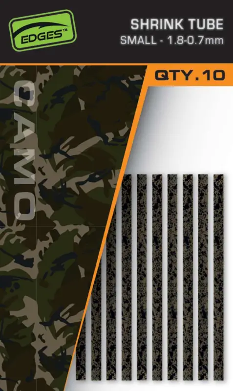 Preț mic Tub Termocontractabil Fox Edges Shrink Tube, Camo, 10buc/cutie