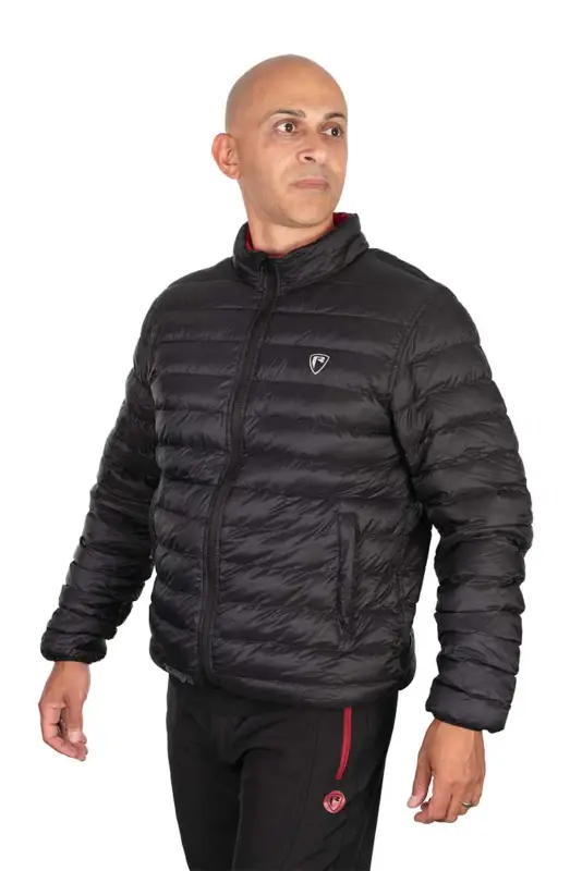 Jacheta Fox Rage Reversible Quilted, Culoare Blac/Rage Red Retur gratuit