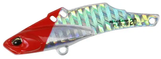 Cicada DUO Metal Garage Plate Vib 10G, Red Head Holo, 5cm, 10g Disponibil imediat