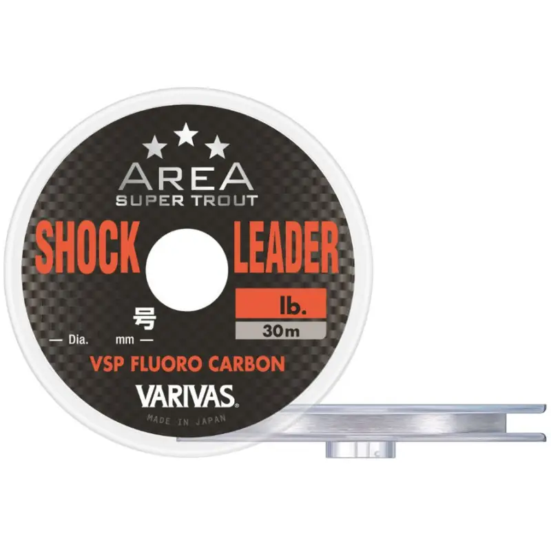 Livrare rapidă Fir Fluorocarbon Varivas Trout Area VSP Shockleader, 30m