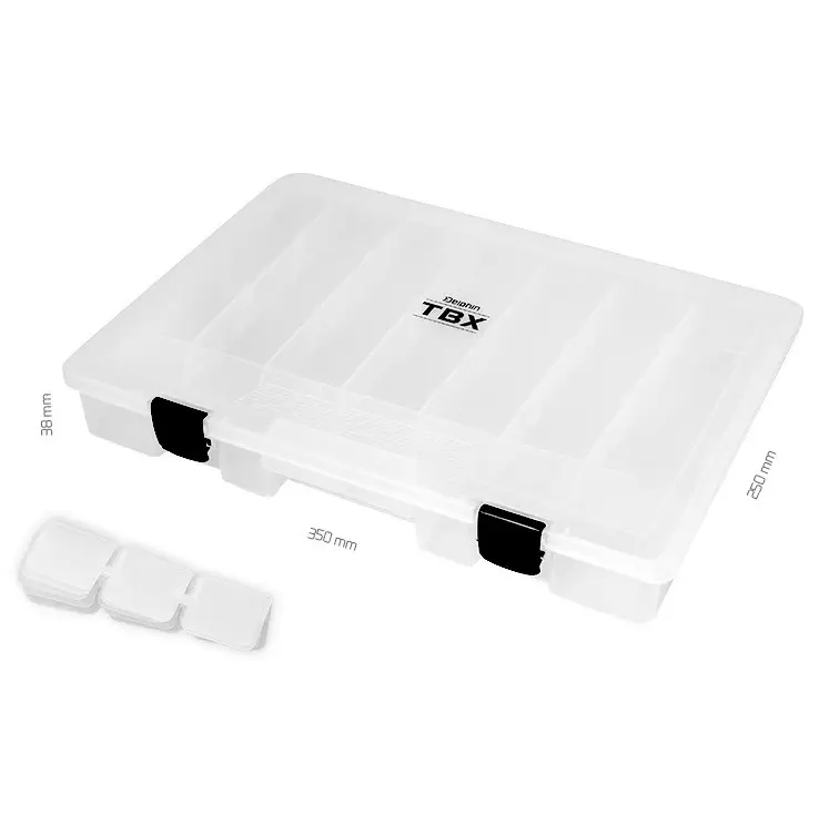 Reducere extra Cutie pentru Accesorii Delphin TBX One 350-8P Clip, 35x25x3.8cm