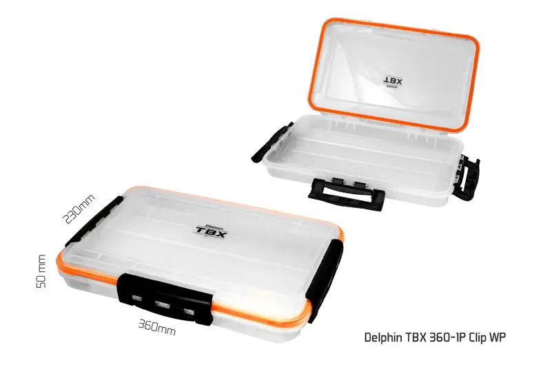 Chilipir Cutie pentru Accesorii Delphin TBX One 360-1P Clip WP, 36x32x5cm