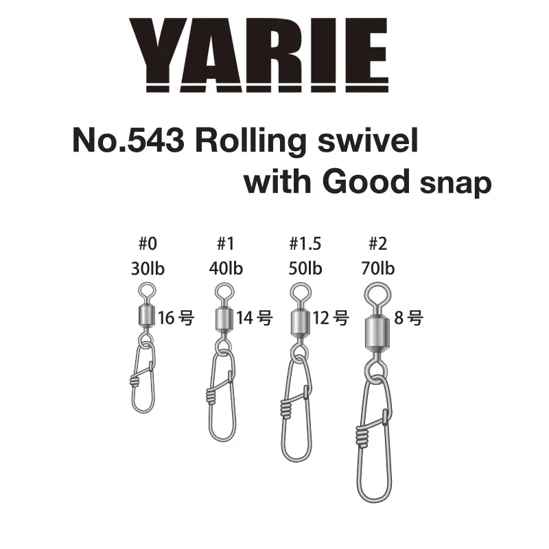 Preferatul clienților Agrafa cu Vartej Yarie 543 Good Snap, 6buc/plic