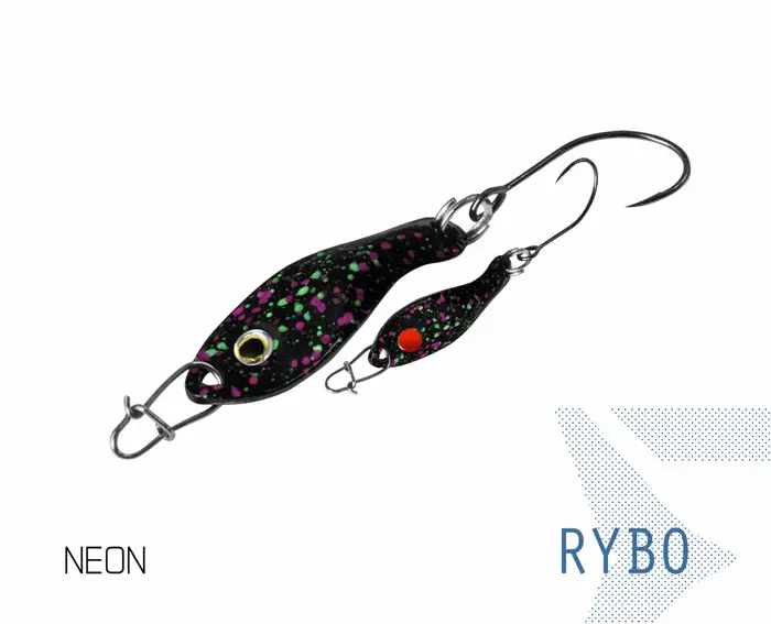 Ofertă exclusivă Lingurita Oscilanta Delphin Rybo, 2.5cm, 0.5g, Culoare NEON