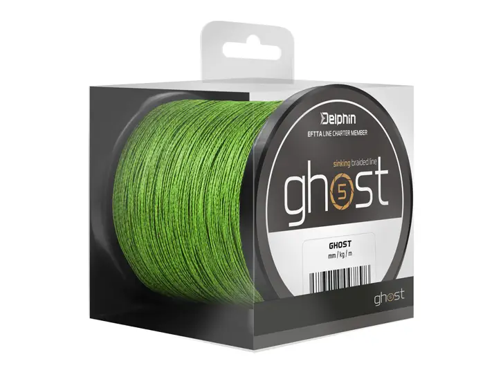 Fir Textil Delphin Ghost 4+1, Verde, 200m Preț mic