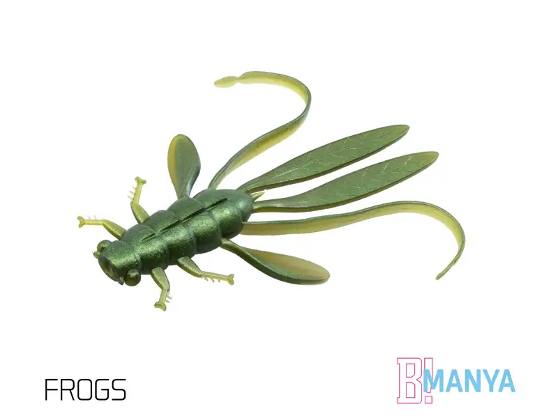 Disponibil imediat Nimfa Delphin MANYA UVs, 10.5cm, 5buc/plic, Culoare Frogs