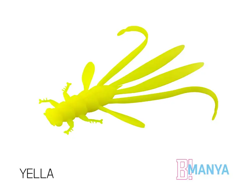 Premium Nimfa Delphin MANYA UVs, 10.5cm, 5buc/plic, Culoare Yella
