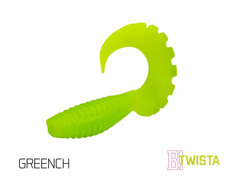 Reducere de preț Twister Delphin TWISTA UVs, 8cm, 5buc/plic, Culoare Greench