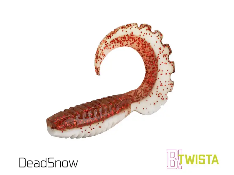 Ofertă exclusivă Twister Delphin TWISTA UVs, 10cm, 5buc/plic, Culoare DeadSnow