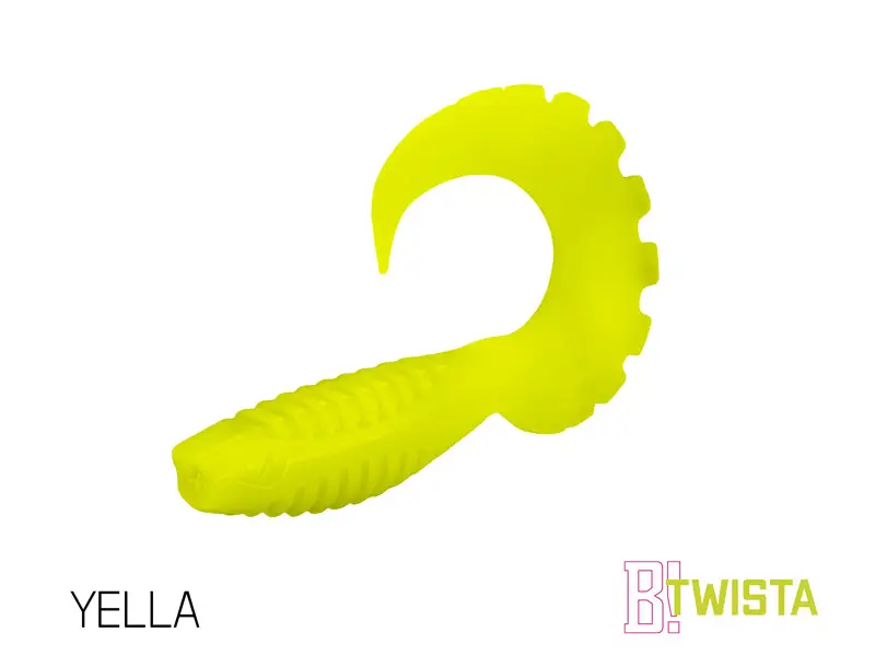 Twister Delphin TWISTA UVs, 10cm, 5buc/plic, Culoare Yella Super ofertă