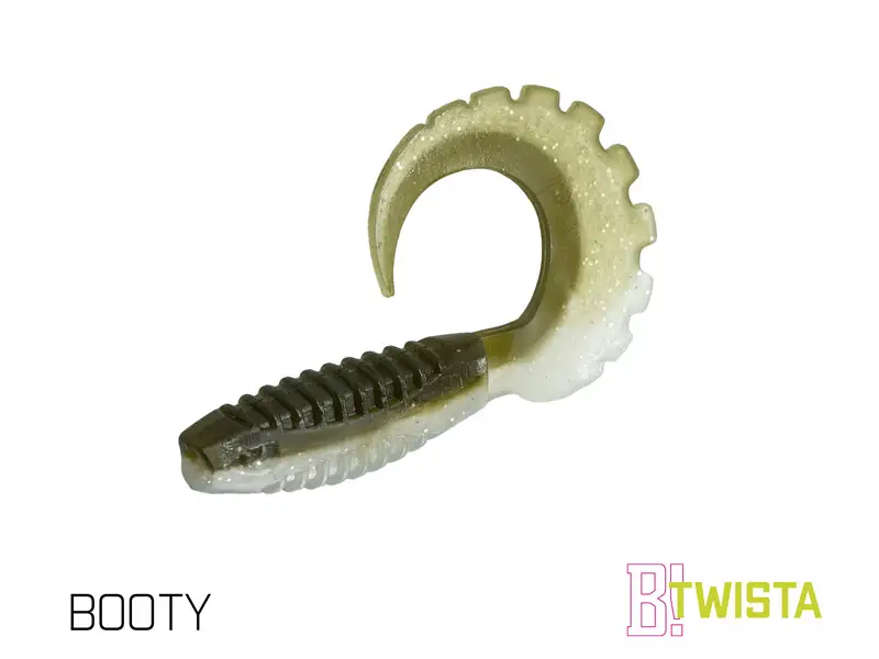Bestseller Twister Delphin TWISTA UVs, 10cm, 5buc/plic, Culoare Booty