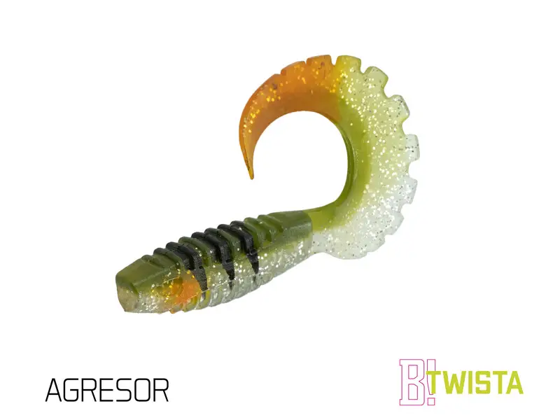 Twister Delphin TWISTA UVs, 10cm, 5buc/plic, Culoare Agresor Reduceri