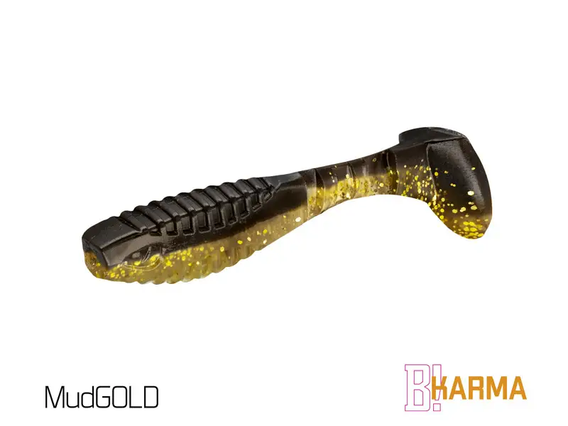 Bestseller Shad Delphin KARMA UVs, 8cm, 5buc/plic, Culoare MudGold