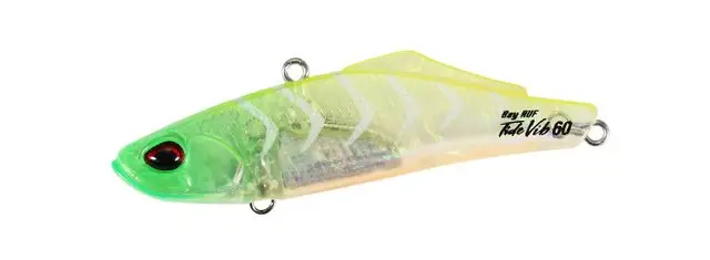 Vobler DUO Bay Ruf Tide Vib 60,Culoare Lime Head Clear Gigo, 6cm, 9.6g Chilipir