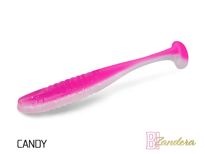 Ofertă de sezon Shad Delphin ZANDERA UVs, 12cm, 5buc/blister, Culoare Candy
