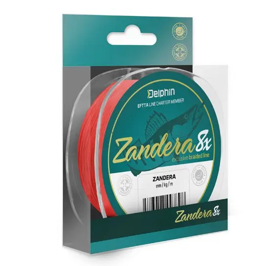 Fir Textil Delphin Zandera 8, Rosu, 150m Promoție