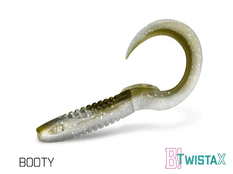Reducere specială Twister Delphin Twistax Eeltail UVS, 15cm, 5buc/plic, Culoare Booty