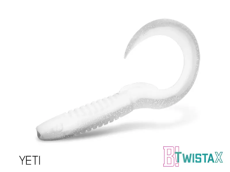 Lichidare de stoc Twister Delphin Twistax Eeltail UVS, 15cm, 5buc/plic, Culoare Yeti