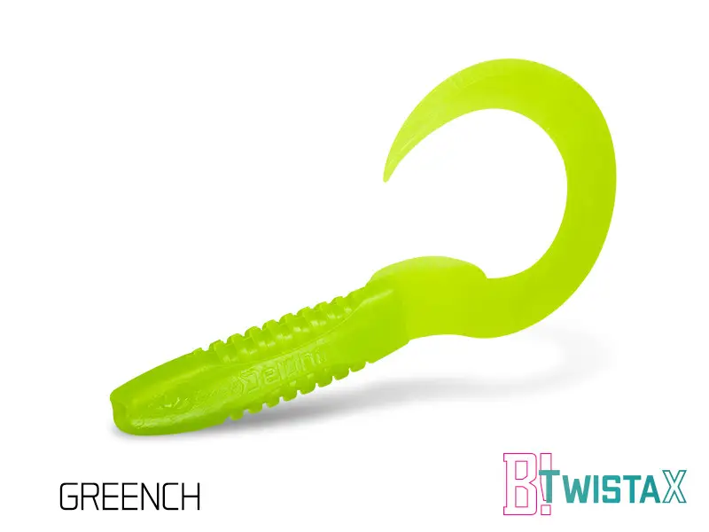 Twister Delphin Twistax Eeltail UVS, 6cm, 5buc/plic, Culoare Greench Premium
