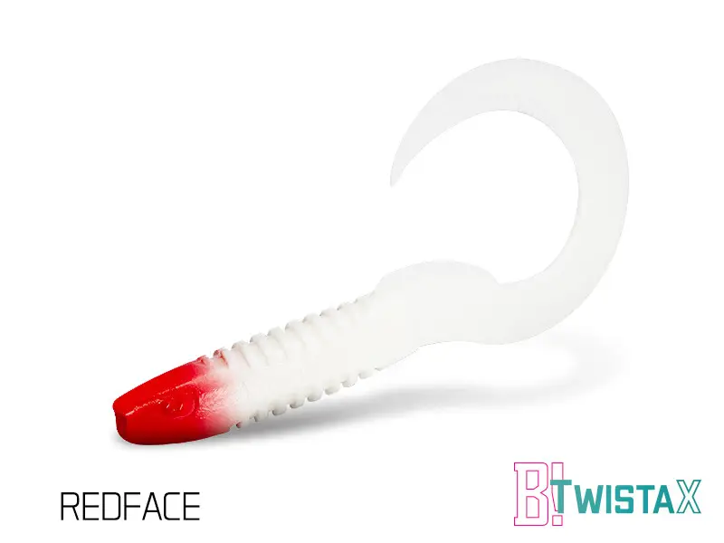 Retur gratuit Twister Delphin Twistax Eeltail UVS, 6cm, 5buc/plic, Culoare Redface