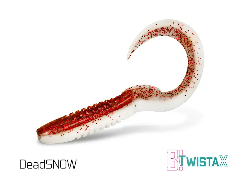 Ofertă de sezon Twister Delphin Twistax Eeltail UVS, 6cm, 5buc/plic, Culoare Deadsnow