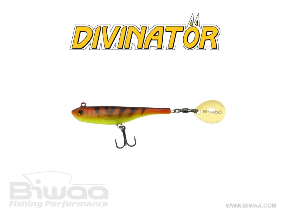 Lichidare de stoc Spinnertail Biwaa Divinator Mini Roach,Culoare Red Tiger ,9.5cm, 9g