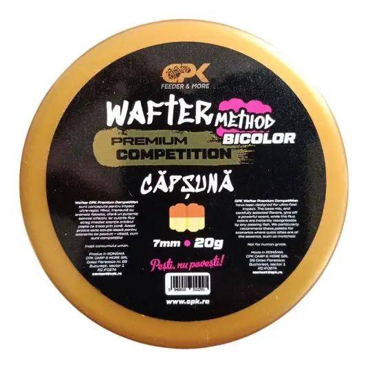 Wafters CPK Competition Method, 7mm, 20g, Bicolor Capsuna Ofertă specială