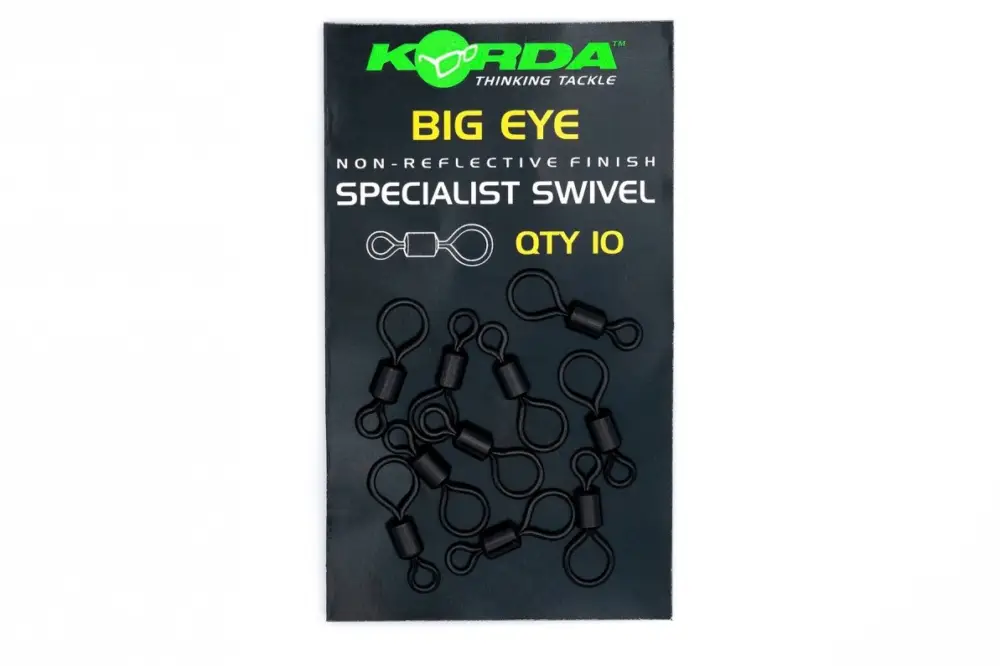 Vartej cu Ochet Supradimensionat Korda Specialist Big Eye Swivel, 10buc-plic Cumpărături sigure