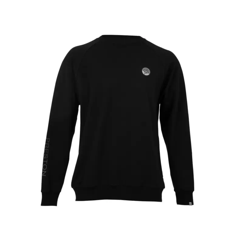 Bestseller Hanorac Preston Black Minimal fără Glugă – Negru