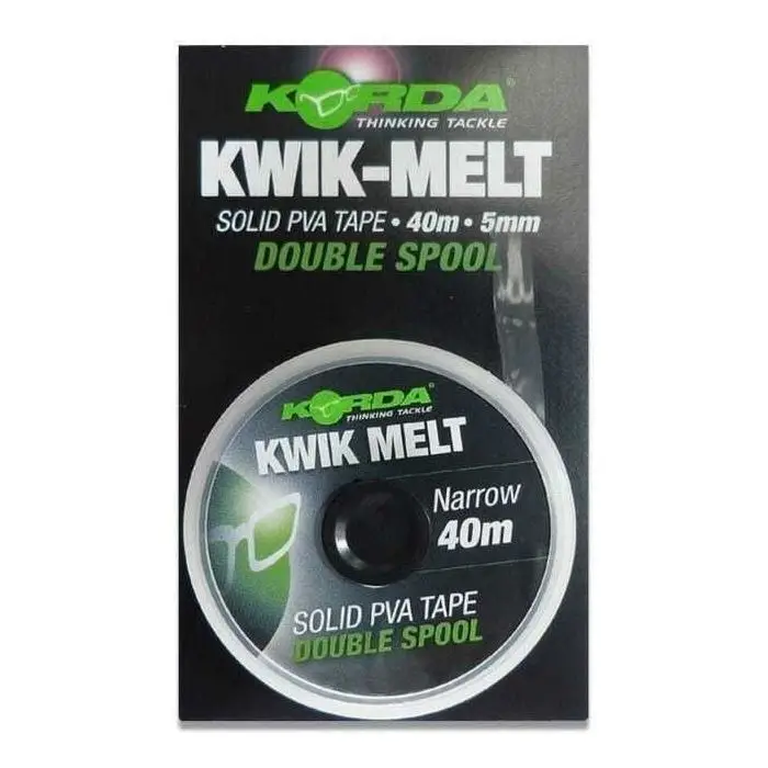 Banda Solubila 40m Korda PVA Kwik-Melt 5mm Cel mai bun preț