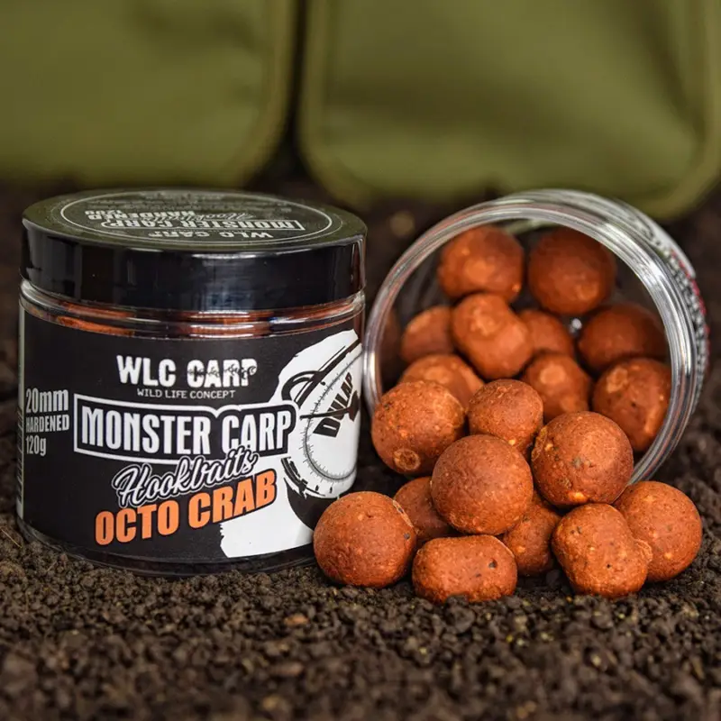 Boilies WLC Monster Carp, Octo Crab, 120g – Momeala Carlig pentru Crapi Mari Ofertă