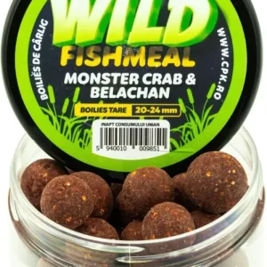 Boilies Carlig Tare CPK Wild Carp Fishmeal 20-24mm, 170g, Monster Crab & Belachan Vezi acum