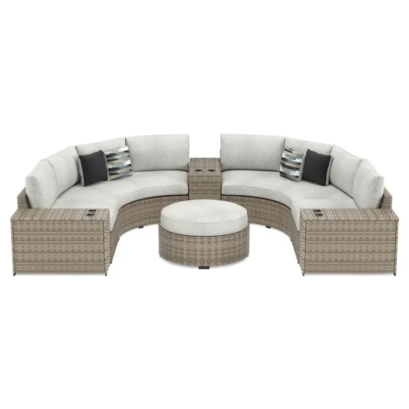 CALWORTH Set mobilier terasă/grădină, 2 canapele, 3 măsuțe laterale și 1 măsuță de cafea Reducere