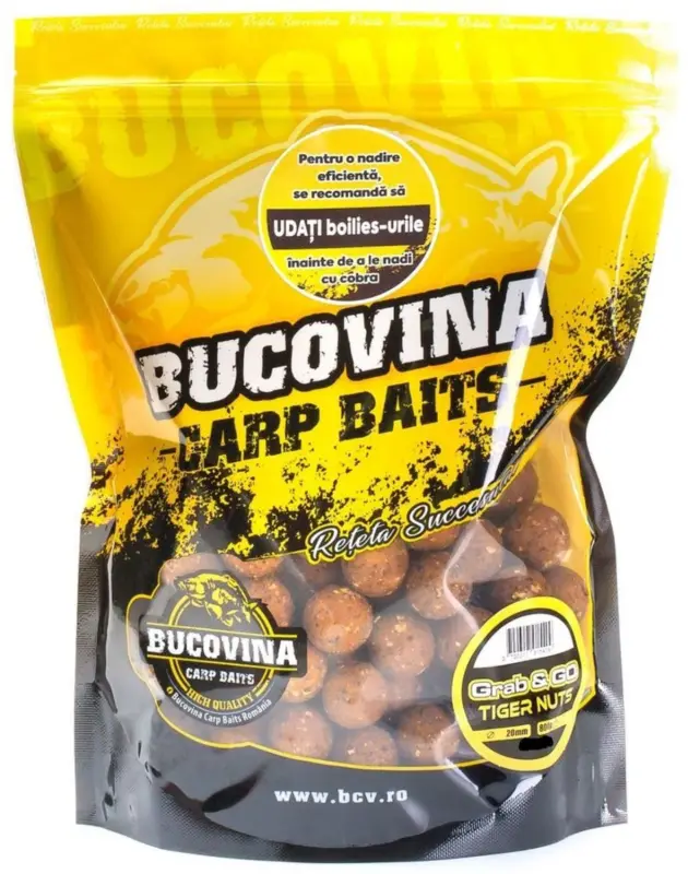 Livrare expres Boilies Bucovina Grab&Go, Solubile, 24mm, 800g