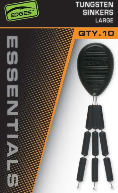 Cumpărături sigure Opritoare Fox Edges Tungsten Sinkers, Large, 10buc/plic