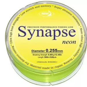 Fir Monofilament Katran Synapse Neon, 300m, 0.255mm Plată securizată
