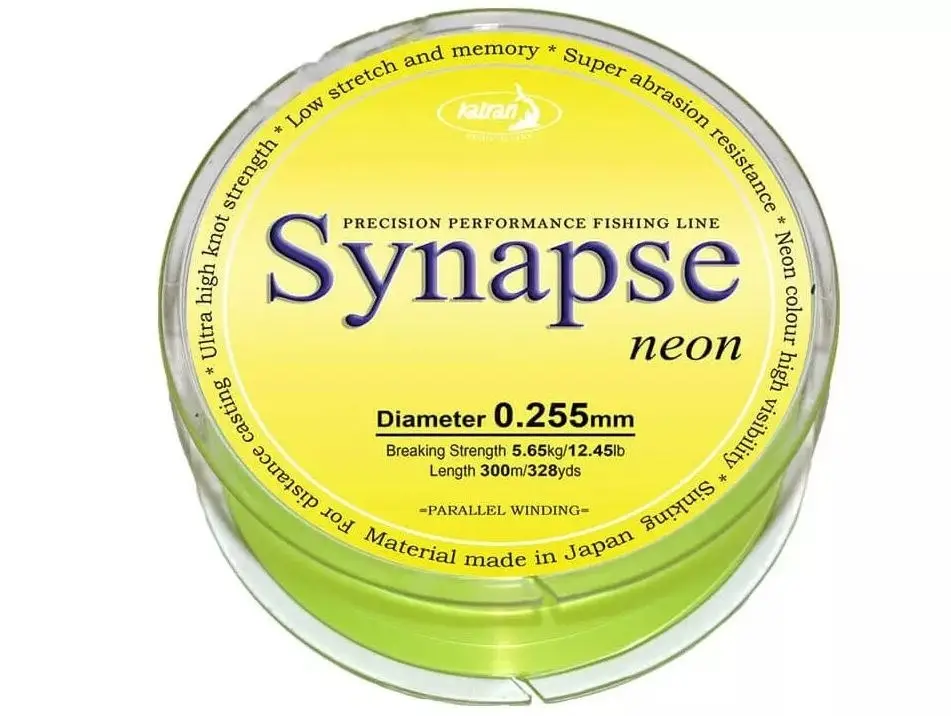 Fir Monofilament Katran Synapse Neon, 300m, 0.255mm Plată securizată